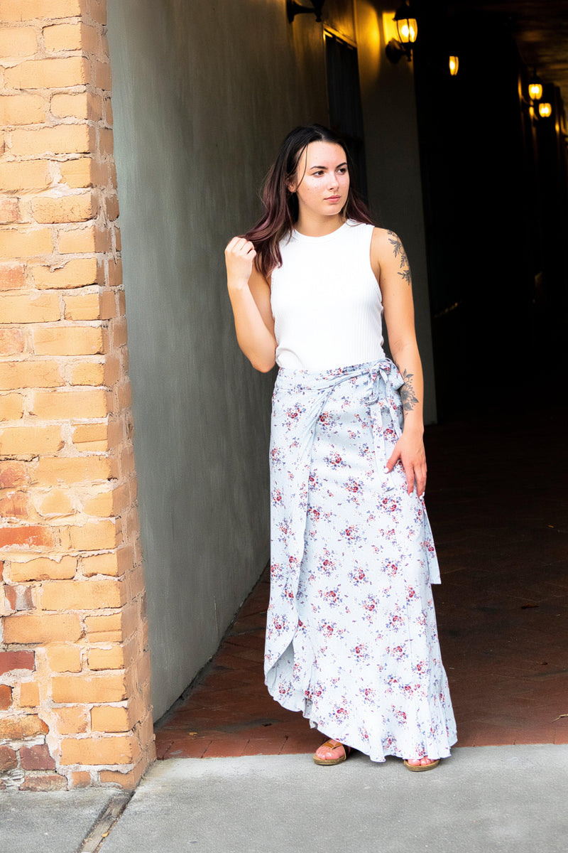 Wrapped up in you Floral Skirt - prochainsawauthority