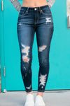 Dakota Dark Wash Kancan jeans - prochainsawauthority