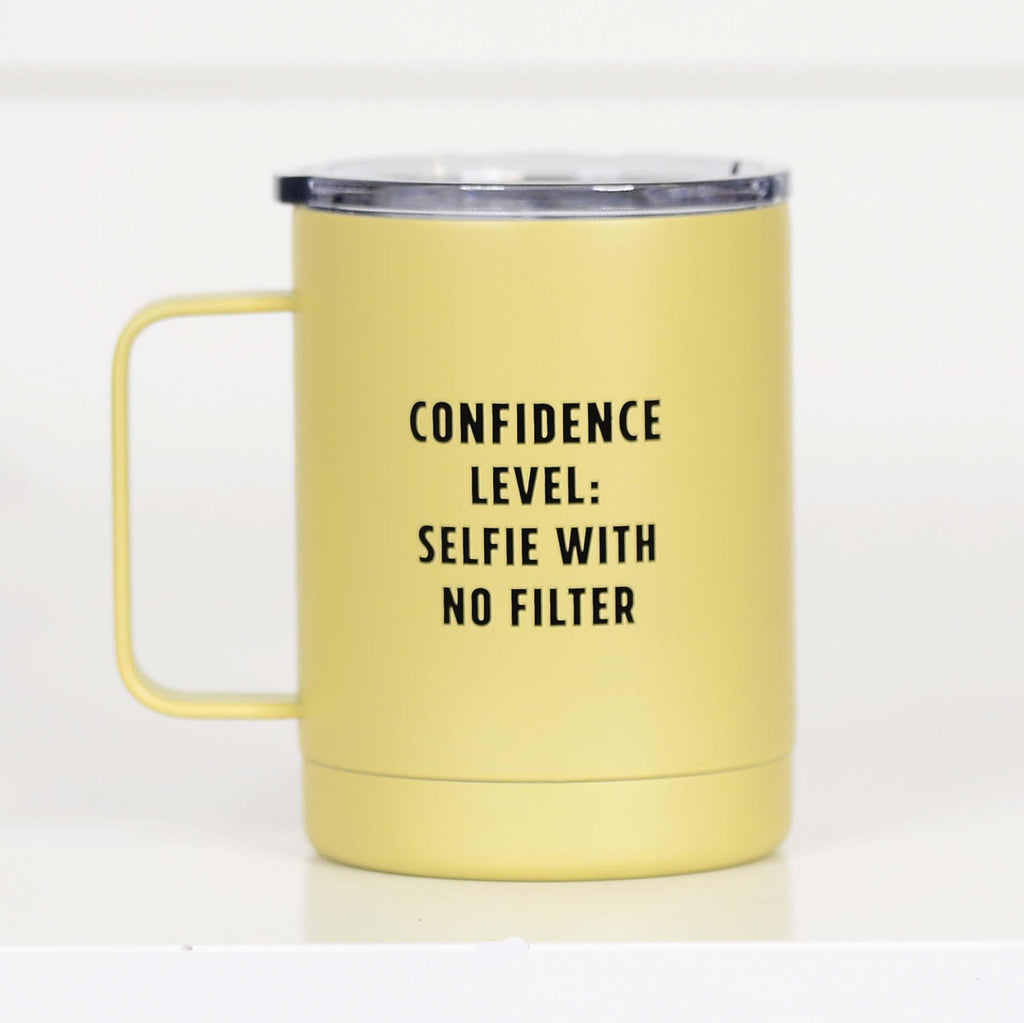 Confidence Level No filter Travel Mug - prochainsawauthority